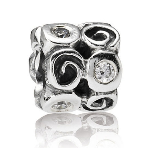 Pandora Jewelry - 💎 Pandora Fantasy Swirl Clear Cubic Zirconia Charm